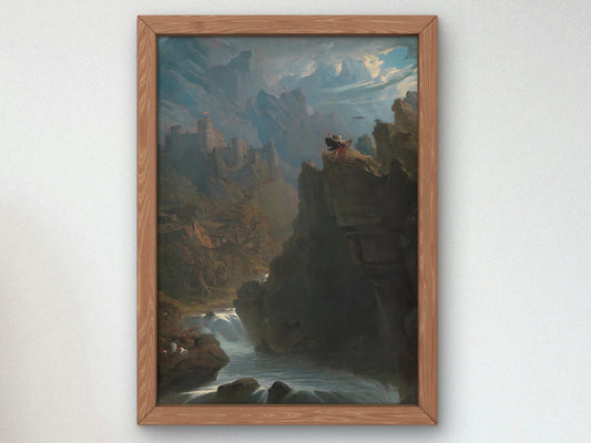 The Bard by John Martin, 1817, Romanticism and Classical Landscapes, fine art print