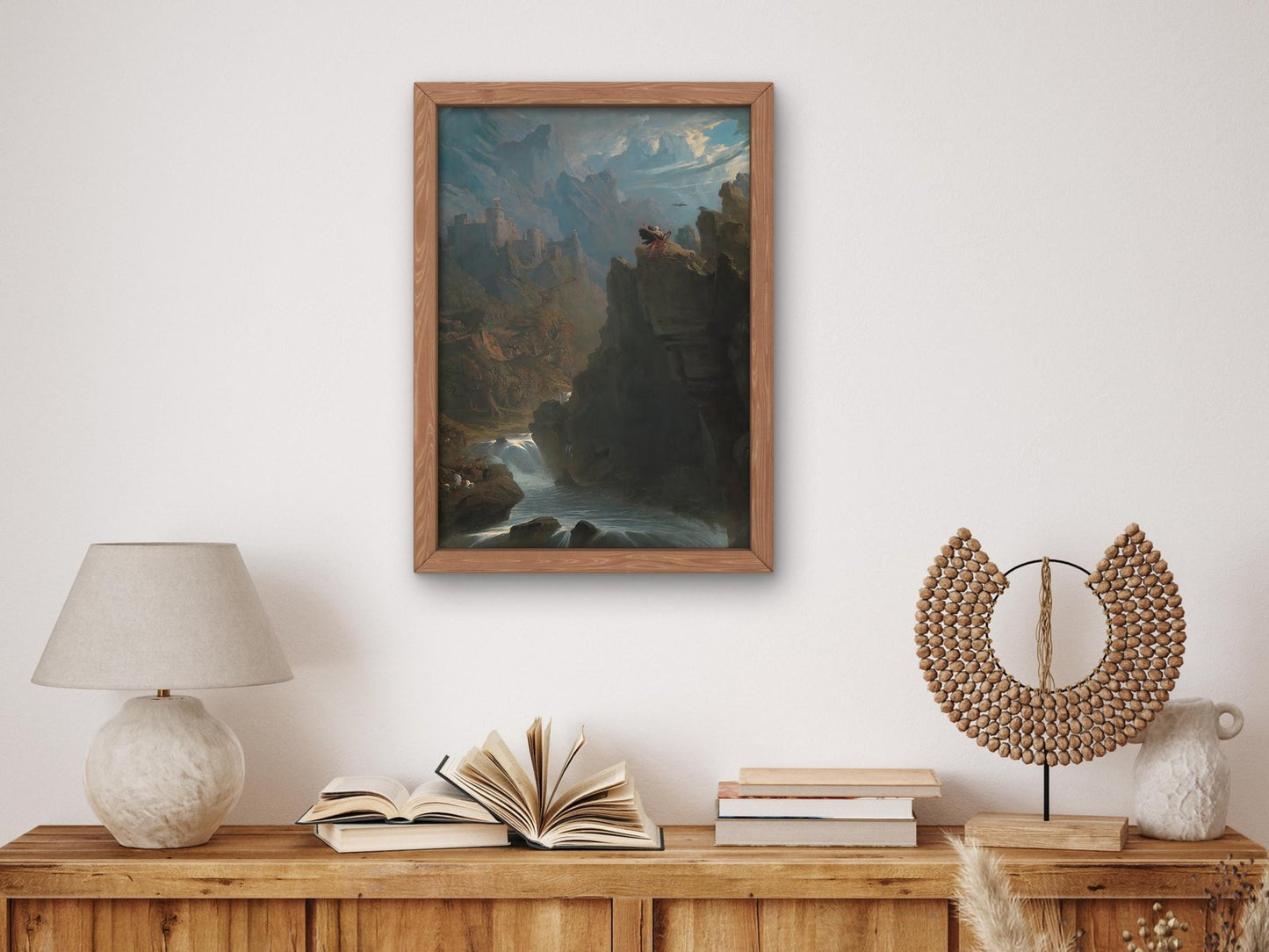 The Bard by John Martin, 1817, Romanticism and Classical Landscapes, fine art print