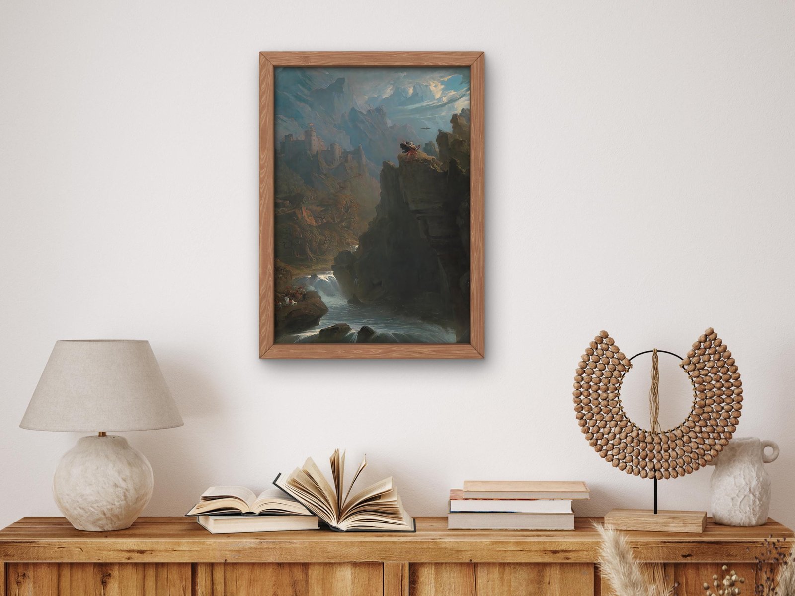 The Bard by John Martin, 1817, Romanticism and Classical Landscapes, fine art print