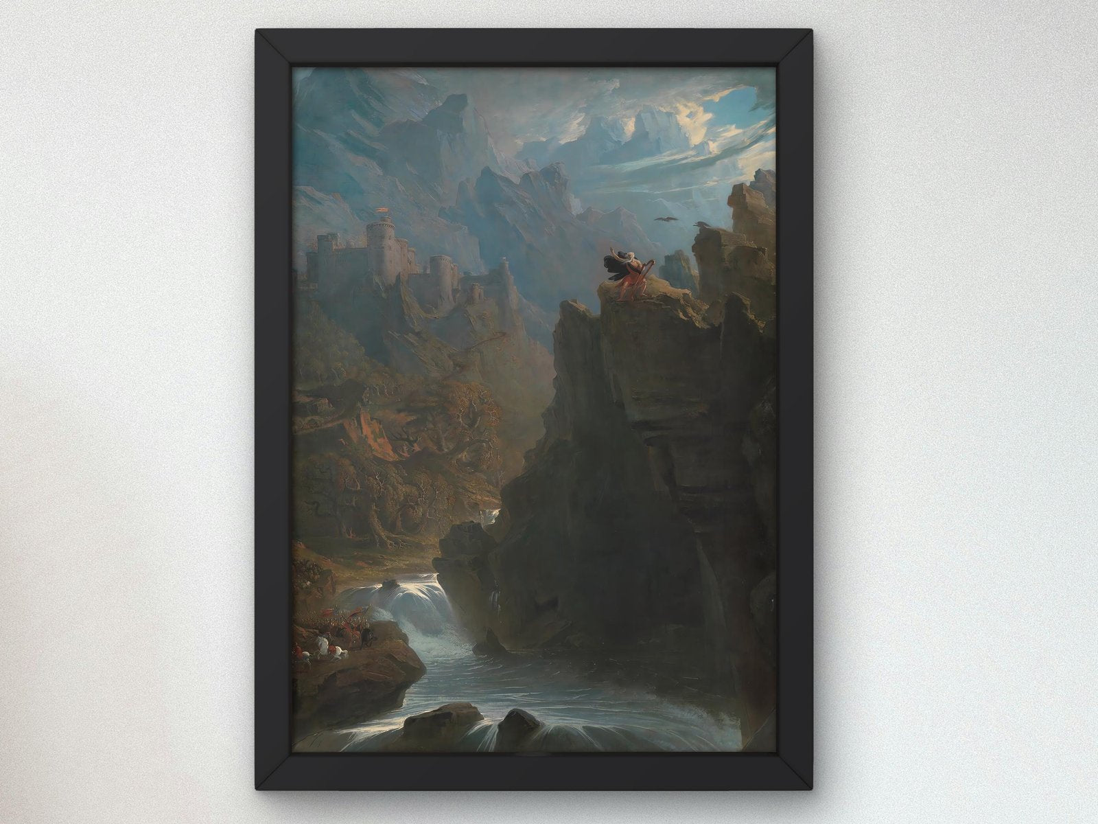 The Bard by John Martin, 1817, Romanticism and Classical Landscapes, fine art print