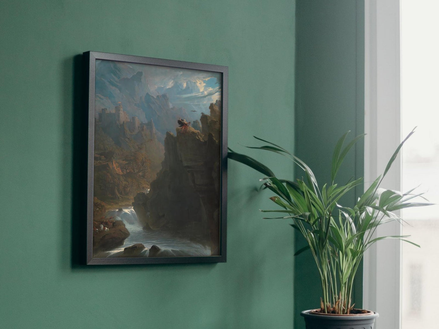 The Bard by John Martin, 1817, Romanticism and Classical Landscapes, fine art print