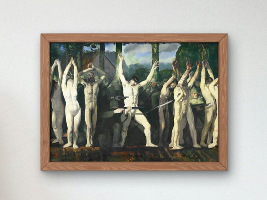 The Barricade by George Bellows, 1918, Realism and Naturalism, fine art print