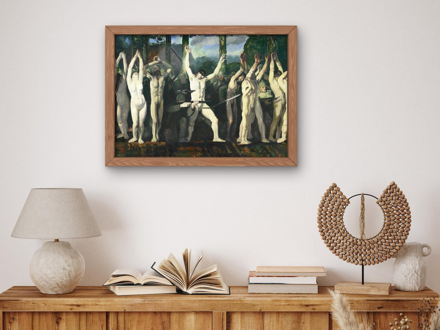 The Barricade by George Bellows, 1918, Realism and Naturalism, fine art print