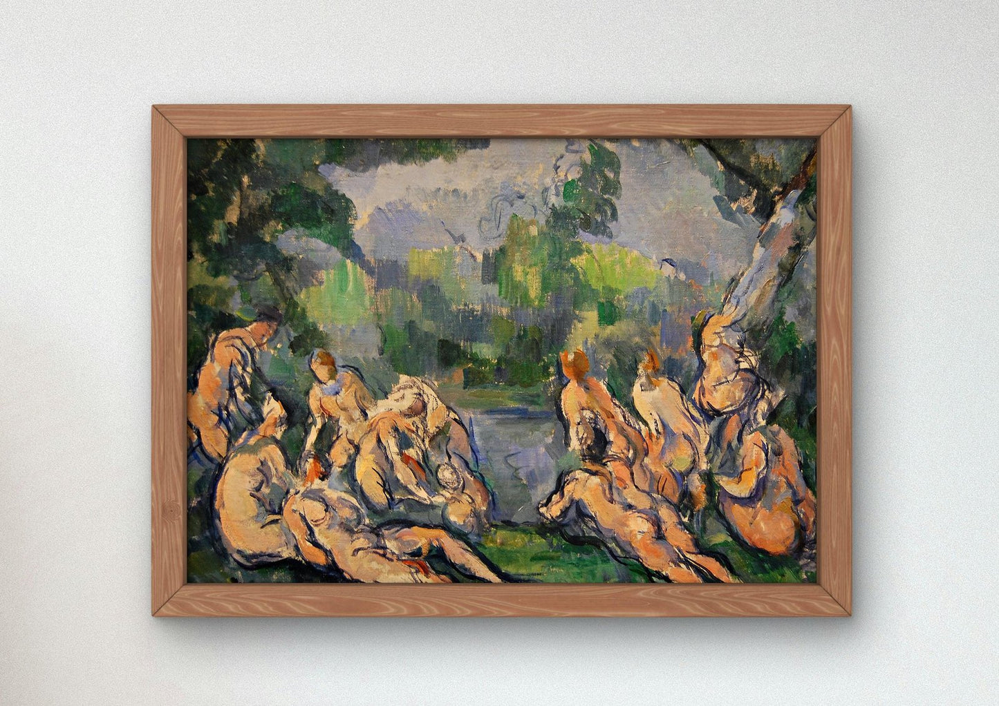 The Bathers by Paul Cézanne, 1898, Post-Impressionism, fine art print