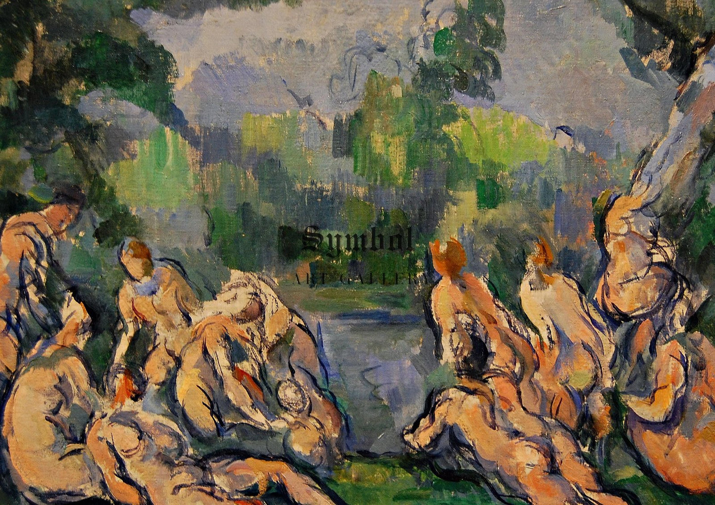 The Bathers by Paul Cézanne, 1898, Post-Impressionism, fine art print