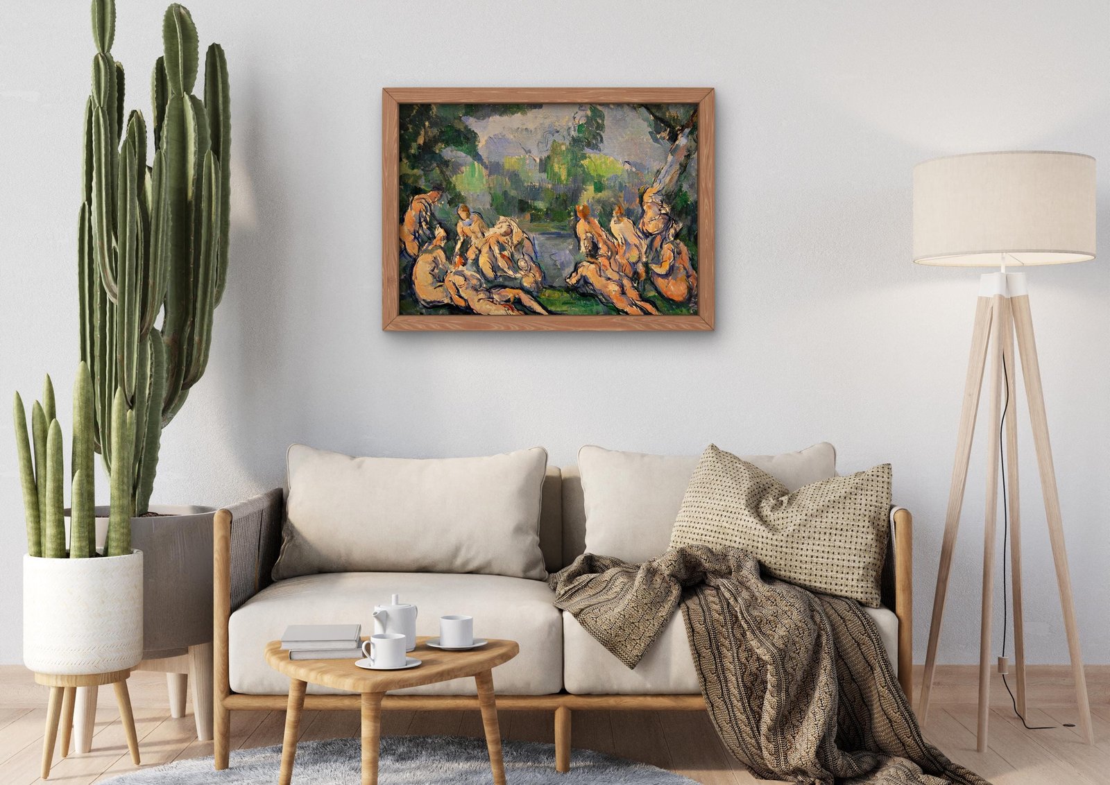 The Bathers by Paul Cézanne, 1898, Post-Impressionism, fine art print