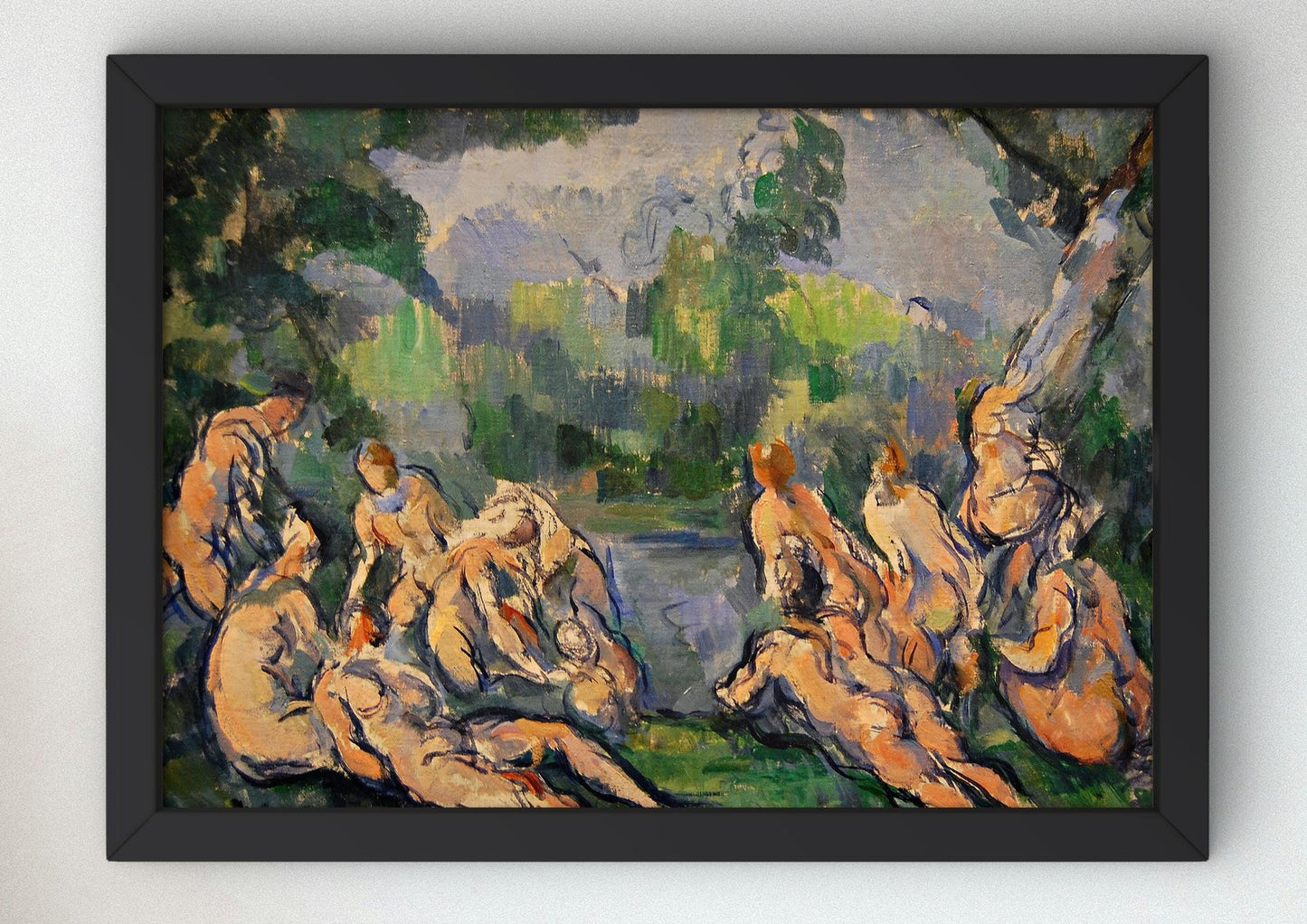 The Bathers by Paul Cézanne, 1898, Post-Impressionism, fine art print