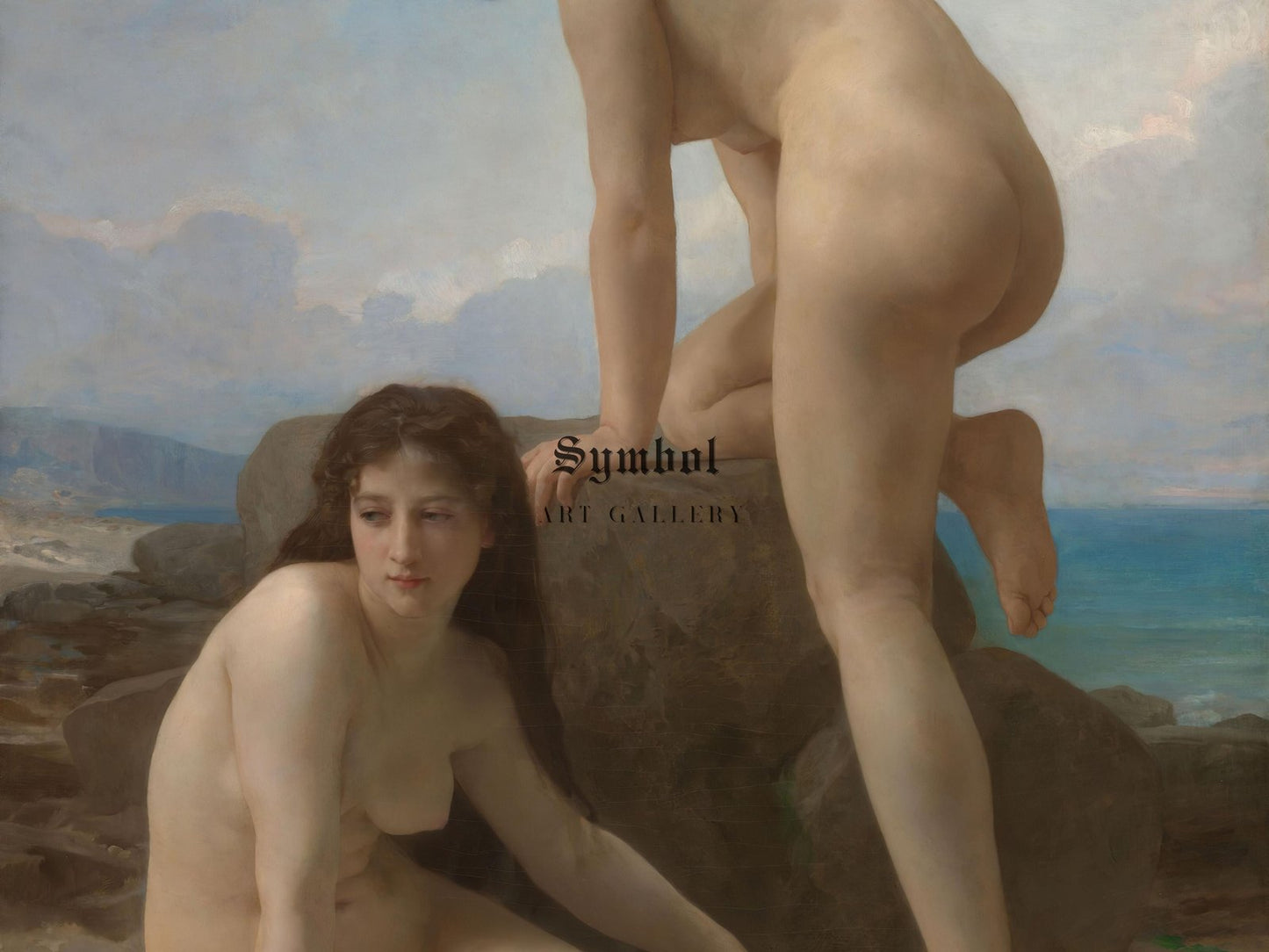 The Bathers by William Adolphe Bouguereau, 1884, Realism and Naturalism, fine art print