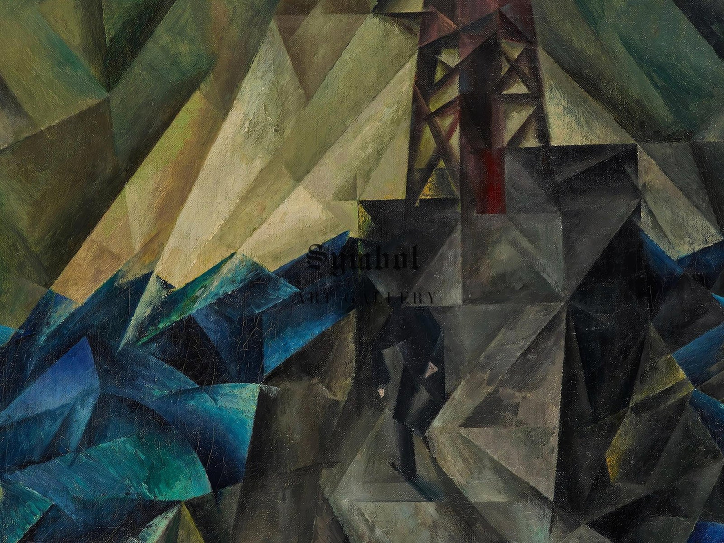 The Beacon by Lyonel Feininger, 1913, Cubism and Abstract Art, fine art print