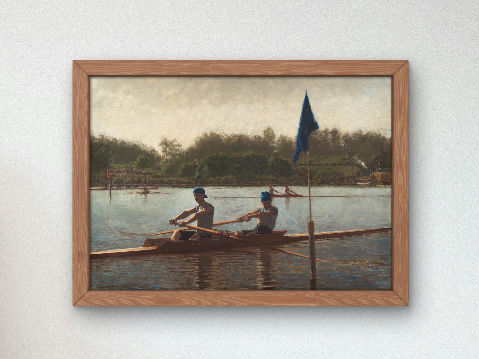 The Biglin Brothers Turning the Stake by Thomas Eakins, 1873, Realism and Naturalism, fine art print