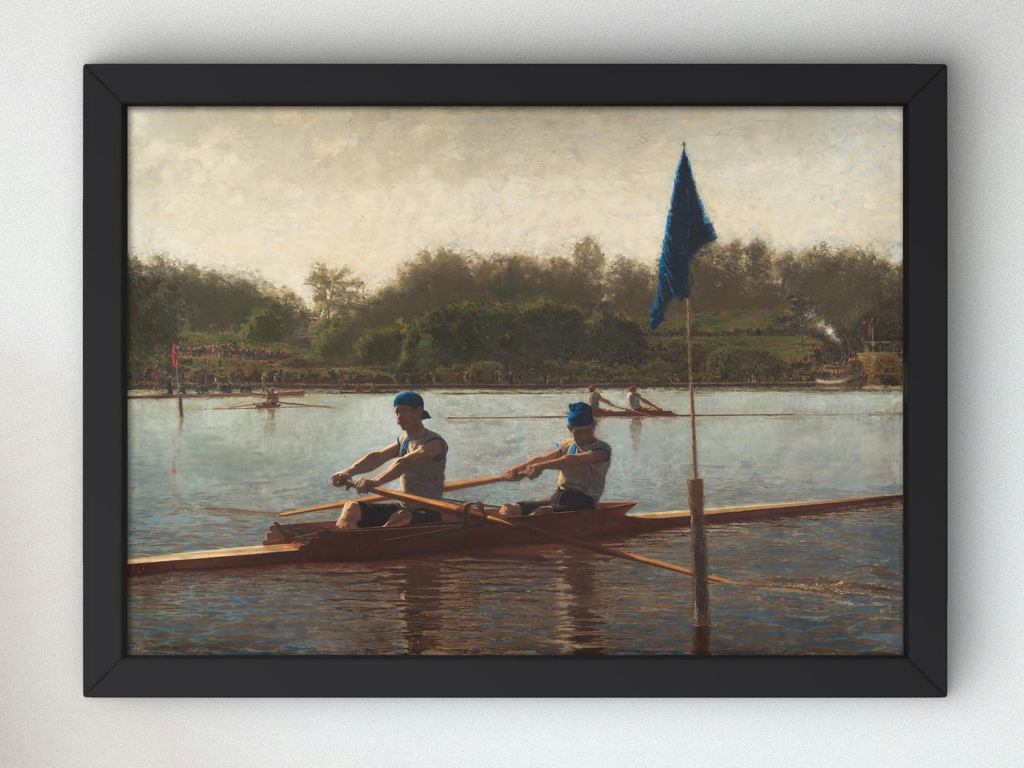 The Biglin Brothers Turning the Stake by Thomas Eakins, 1873, Realism and Naturalism, fine art print