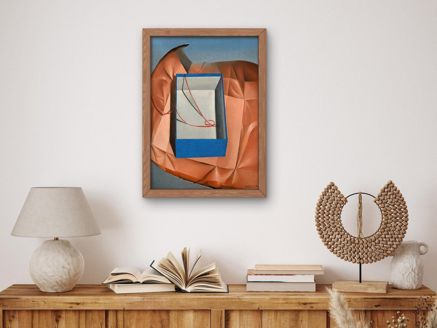 The Blue Box by Charles Goeller, 1930, Art Deco and American Modernism fine art print