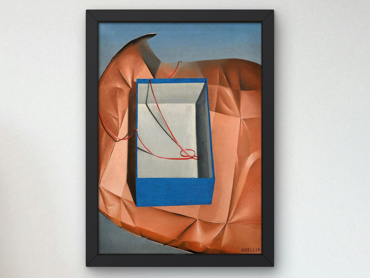 The Blue Box by Charles Goeller, 1930, Art Deco and American Modernism fine art print