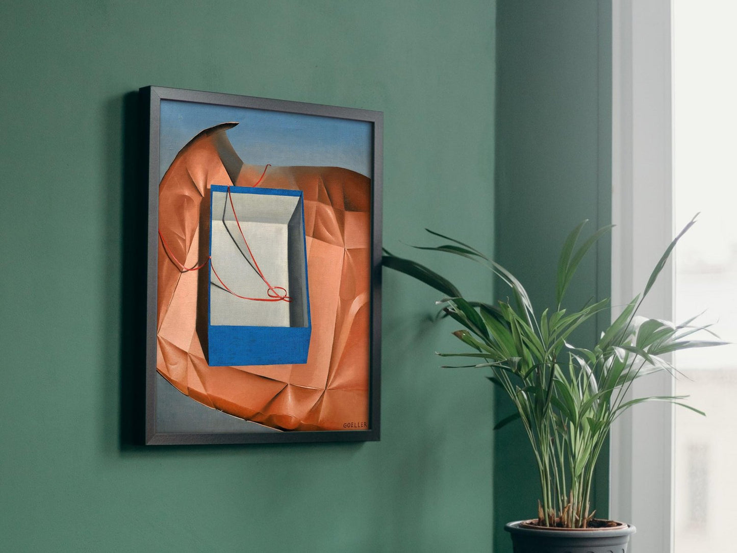 The Blue Box by Charles Goeller, 1930, Art Deco and American Modernism fine art print