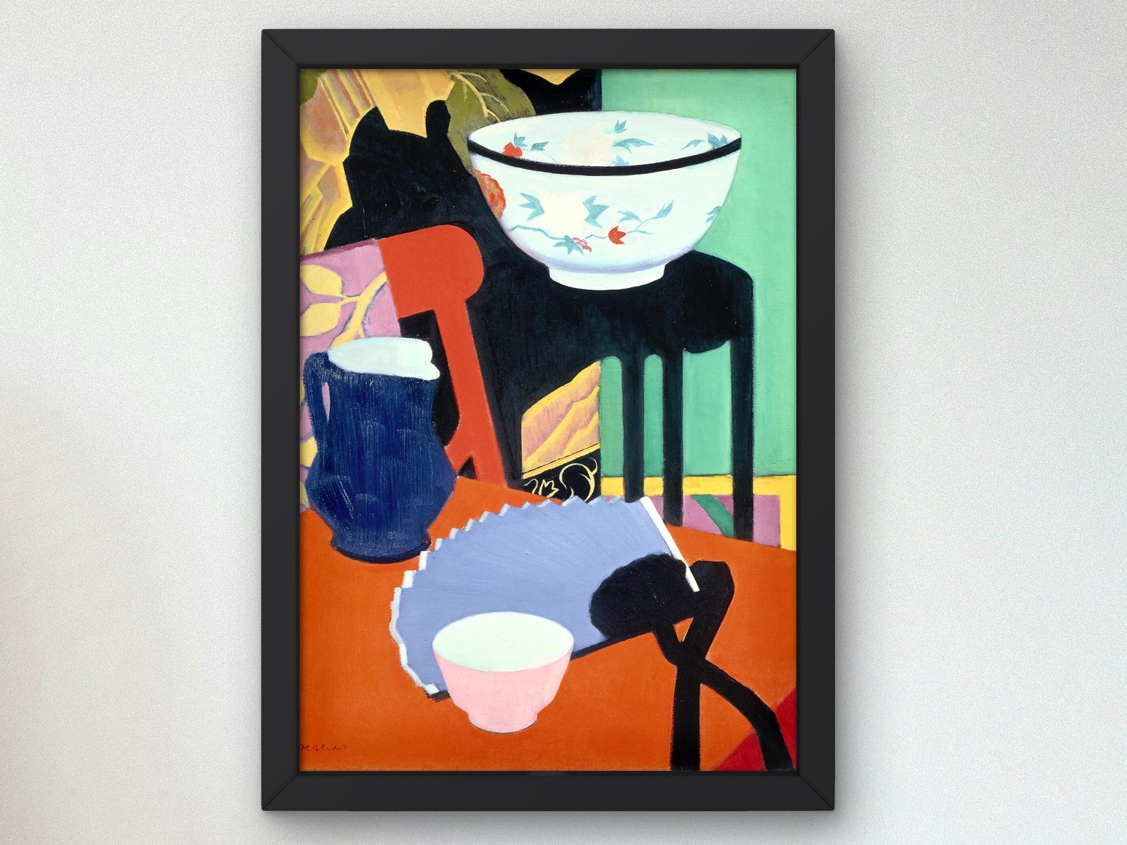 The Blue Fan by Francis Cadell, 1922, Art Deco and American Modernism, fine art print
