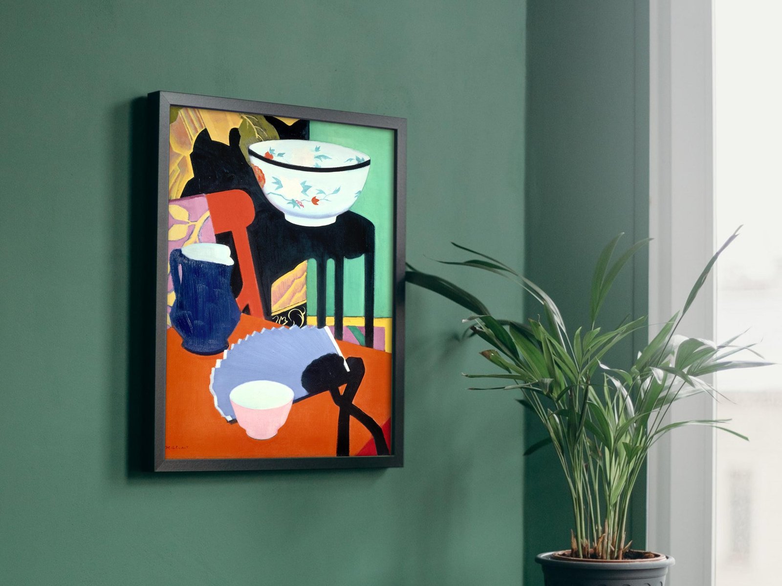 The Blue Fan by Francis Cadell, 1922, Art Deco and American Modernism, fine art print