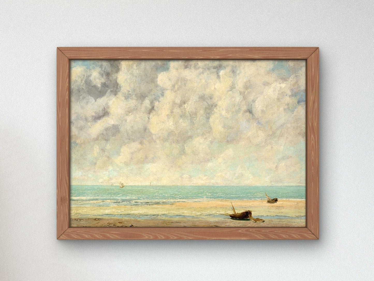 The Calm Sea by Gustave Courbet, 1869, Realism and Naturalism, fine art print
