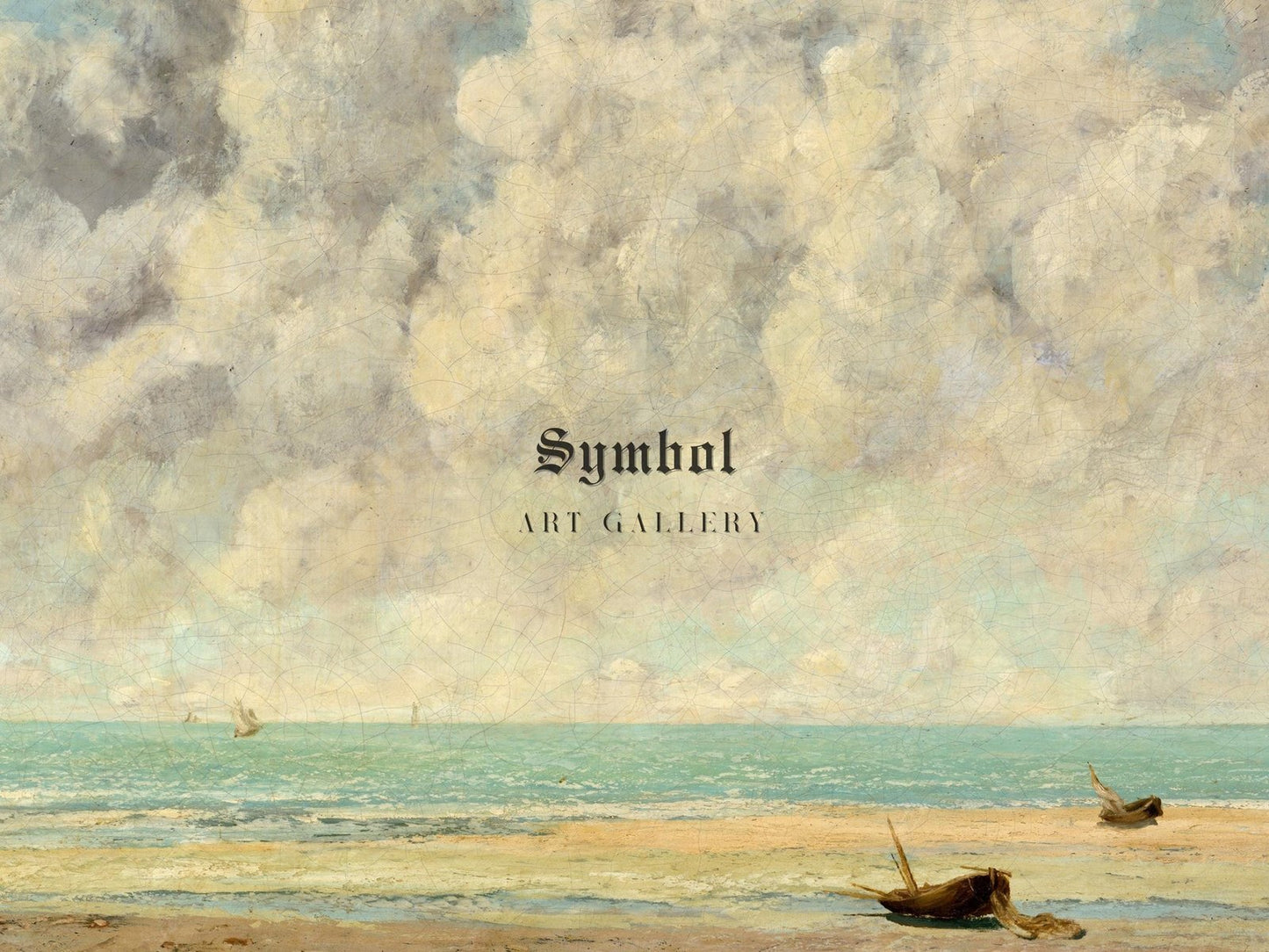 The Calm Sea by Gustave Courbet, 1869, Realism and Naturalism, fine art print