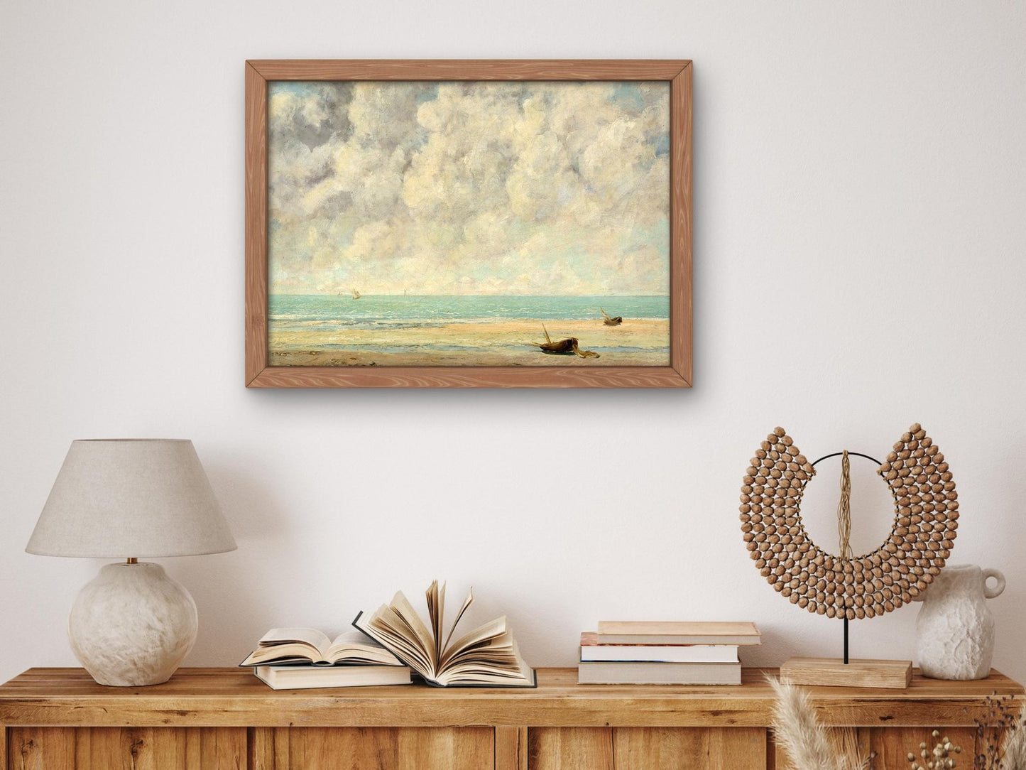 The Calm Sea by Gustave Courbet, 1869, Realism and Naturalism, fine art print