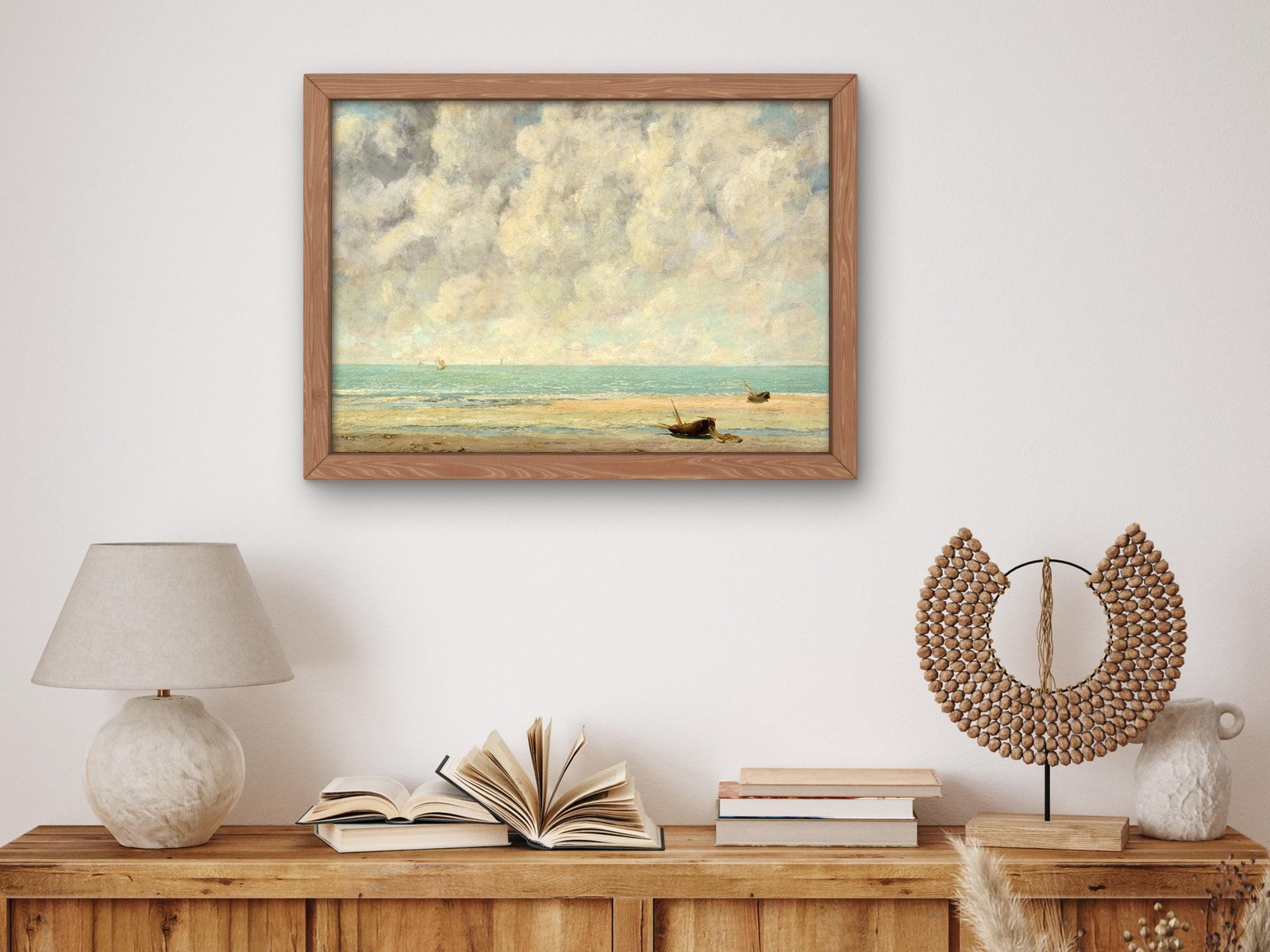 The Calm Sea by Gustave Courbet, 1869, Realism and Naturalism, fine art print