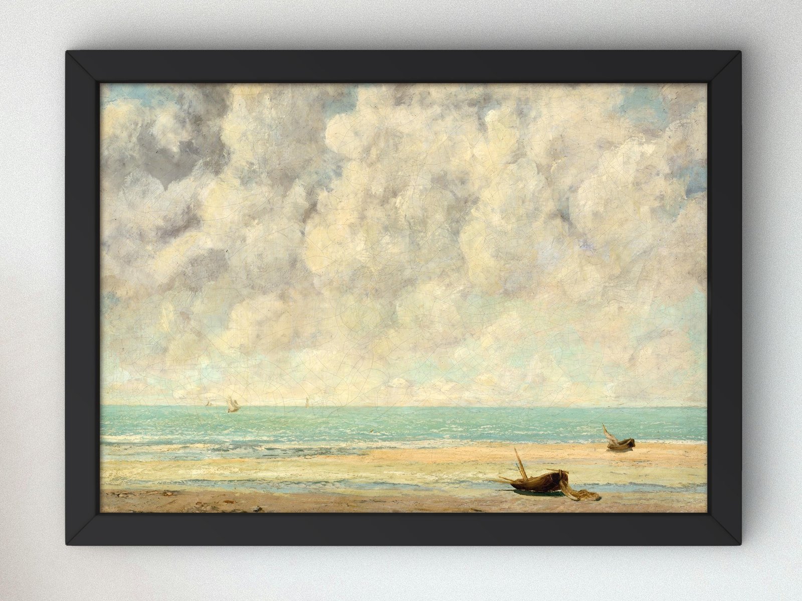 The Calm Sea by Gustave Courbet, 1869, Realism and Naturalism, fine art print