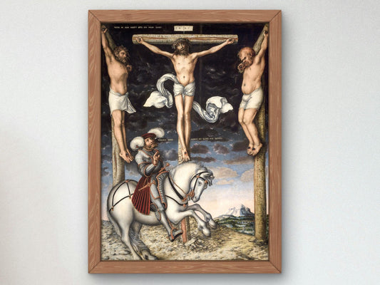 The Calvary by Lucas Cranach the Elder, 1538, Renaissance, fine art print