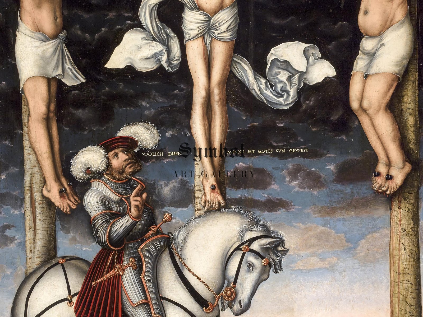 The Calvary by Lucas Cranach the Elder, 1538, Renaissance, fine art print