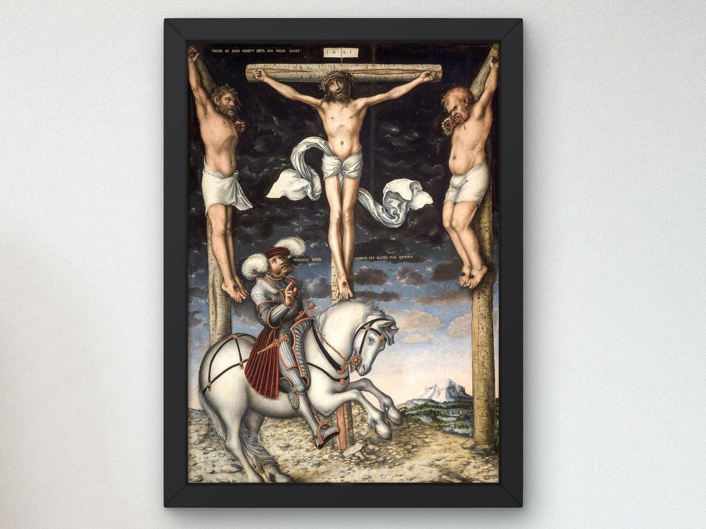 The Calvary by Lucas Cranach the Elder, 1538, Renaissance, fine art print