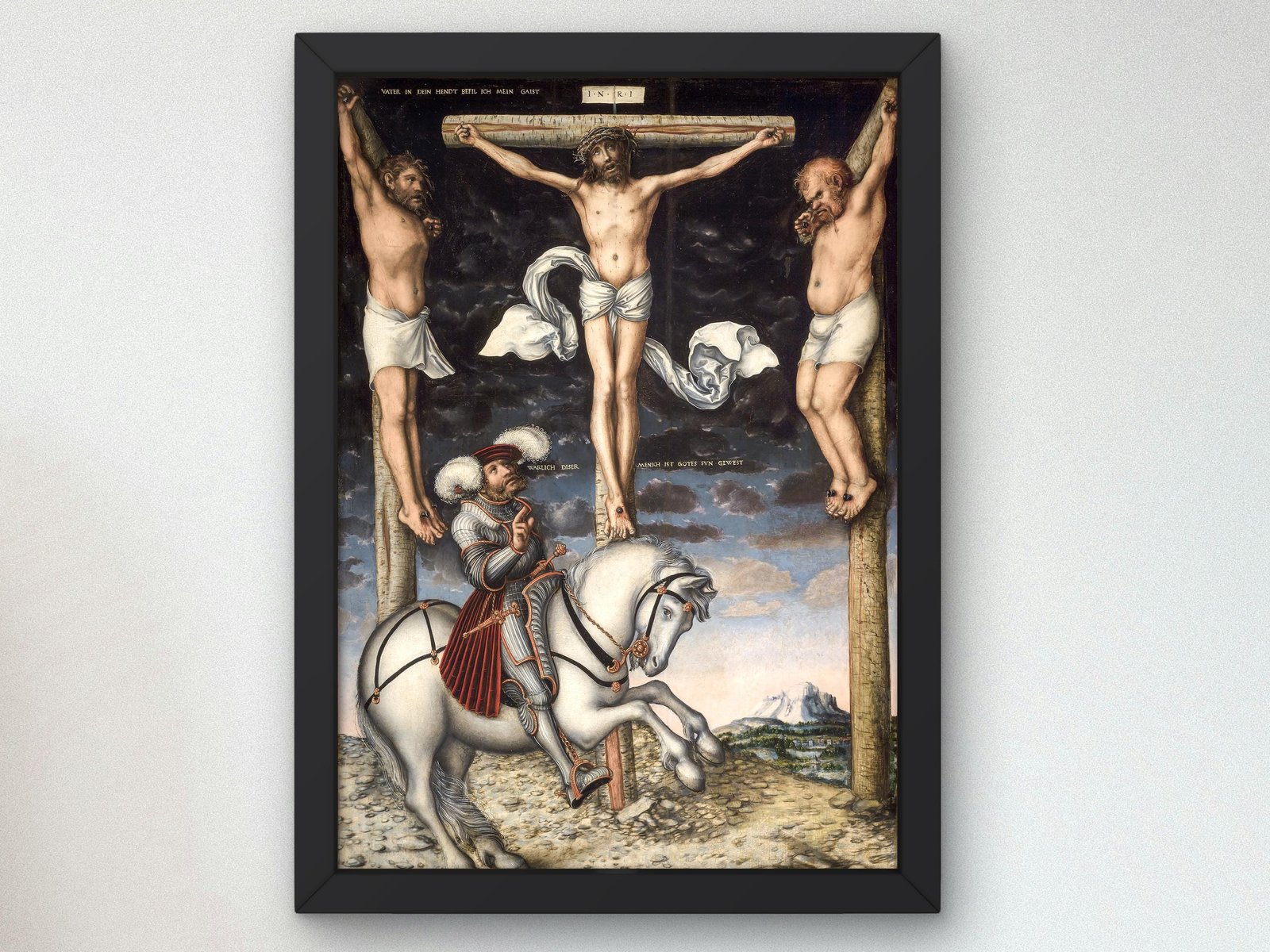 The Calvary by Lucas Cranach the Elder, 1538, Renaissance, fine art print