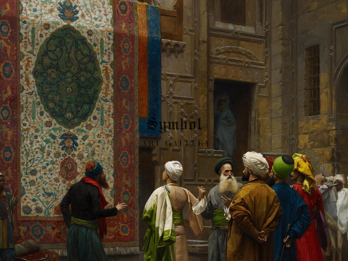 The Carpet Merchant by Jean-Léon Gérôme, 1887, Orientalism and Exoticism, fine art print