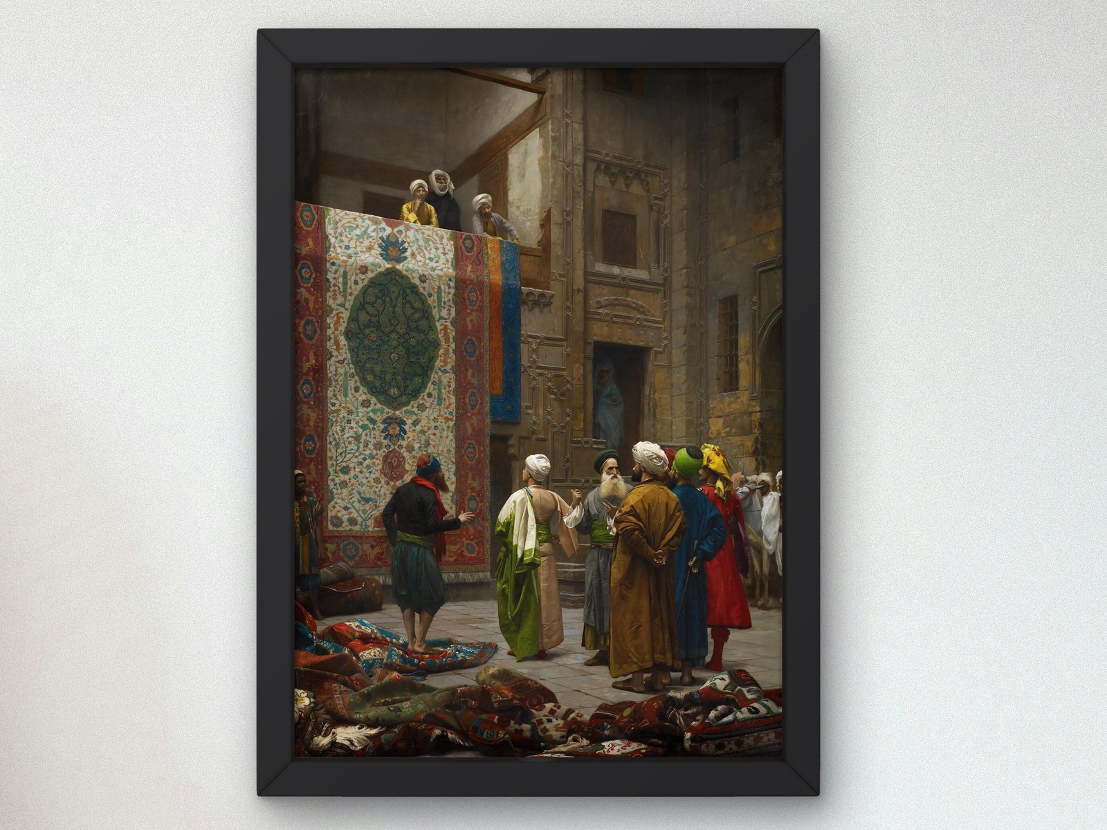 The Carpet Merchant by Jean-Léon Gérôme, 1887, Orientalism and Exoticism, fine art print