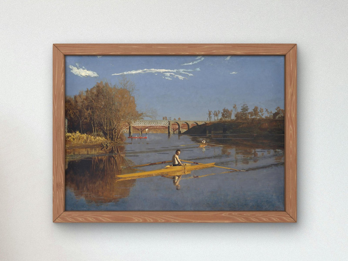 The Champion Single Sculls by Thomas Eakins, 1871, Realism and Naturalism, fine art print