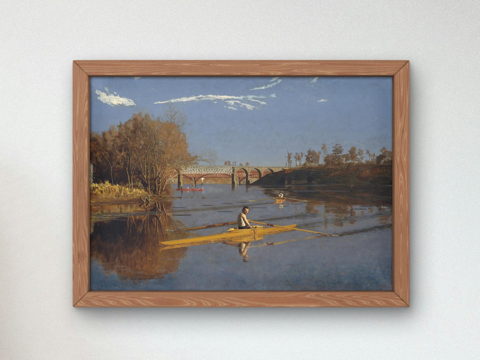 The Champion Single Sculls by Thomas Eakins, 1871, Realism and Naturalism, fine art print