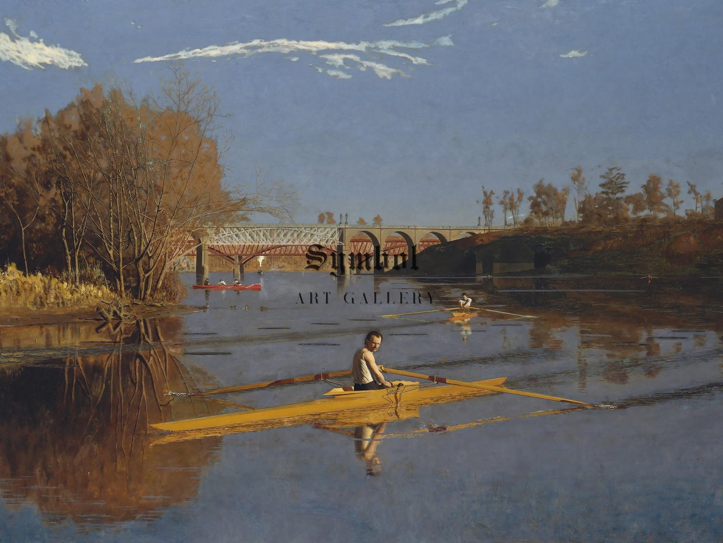 The Champion Single Sculls by Thomas Eakins, 1871, Realism and Naturalism, fine art print