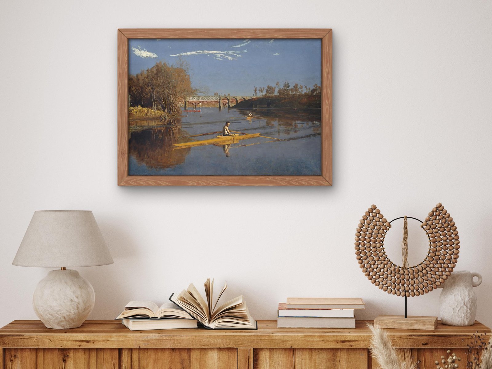 The Champion Single Sculls by Thomas Eakins, 1871, Realism and Naturalism, fine art print