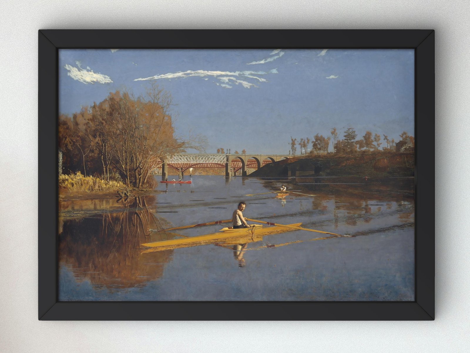The Champion Single Sculls by Thomas Eakins, 1871, Realism and Naturalism, fine art print