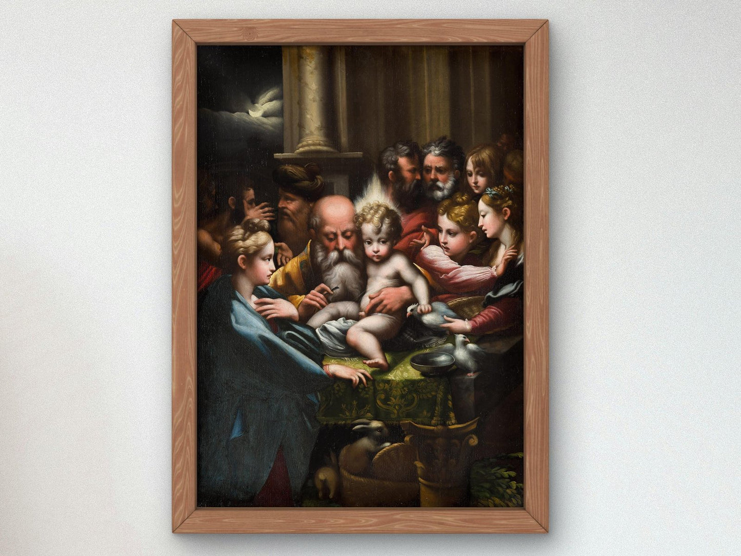 The Circumcision by Parmigianino, 1524, Renaissance, fine art print