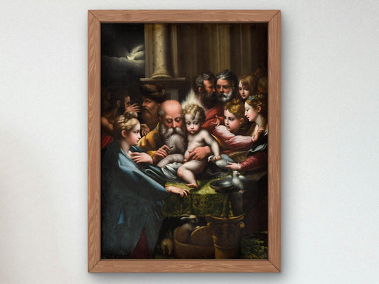 The Circumcision by Parmigianino, 1524, Renaissance, fine art print