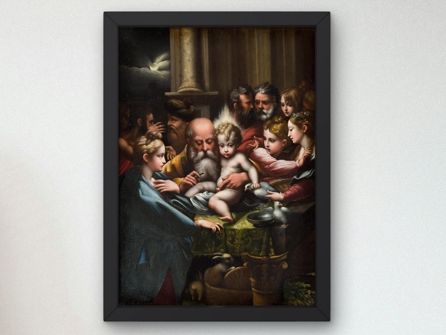The Circumcision by Parmigianino, 1524, Renaissance, fine art print