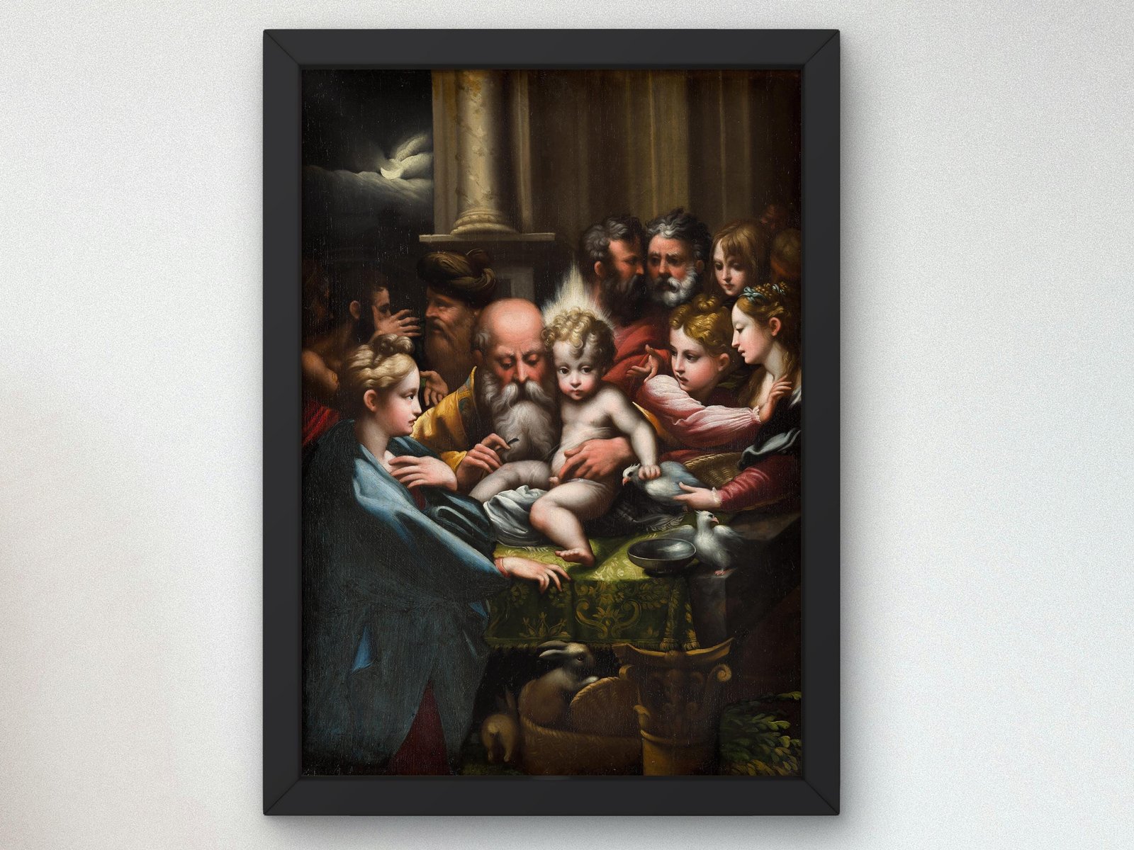 The Circumcision by Parmigianino, 1524, Renaissance, fine art print