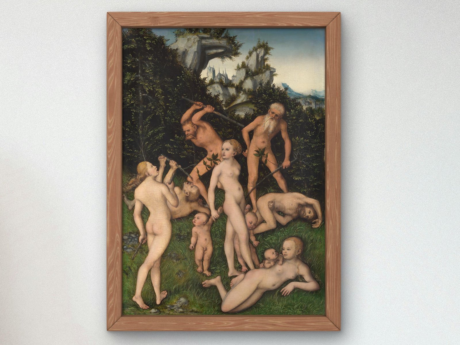The Close of the Silver Age by Lucas Cranach the Elder, 1530, Renaissance, fine art print