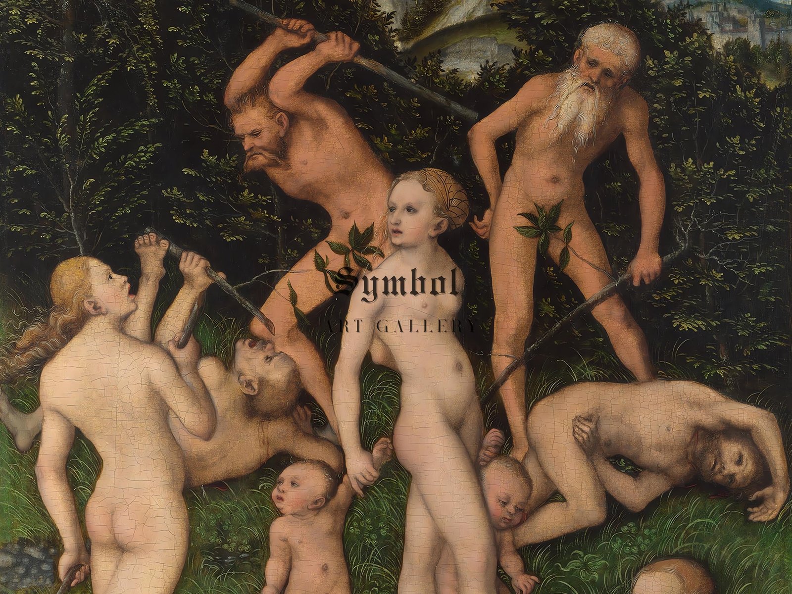 The Close of the Silver Age by Lucas Cranach the Elder, 1530, Renaissance, fine art print