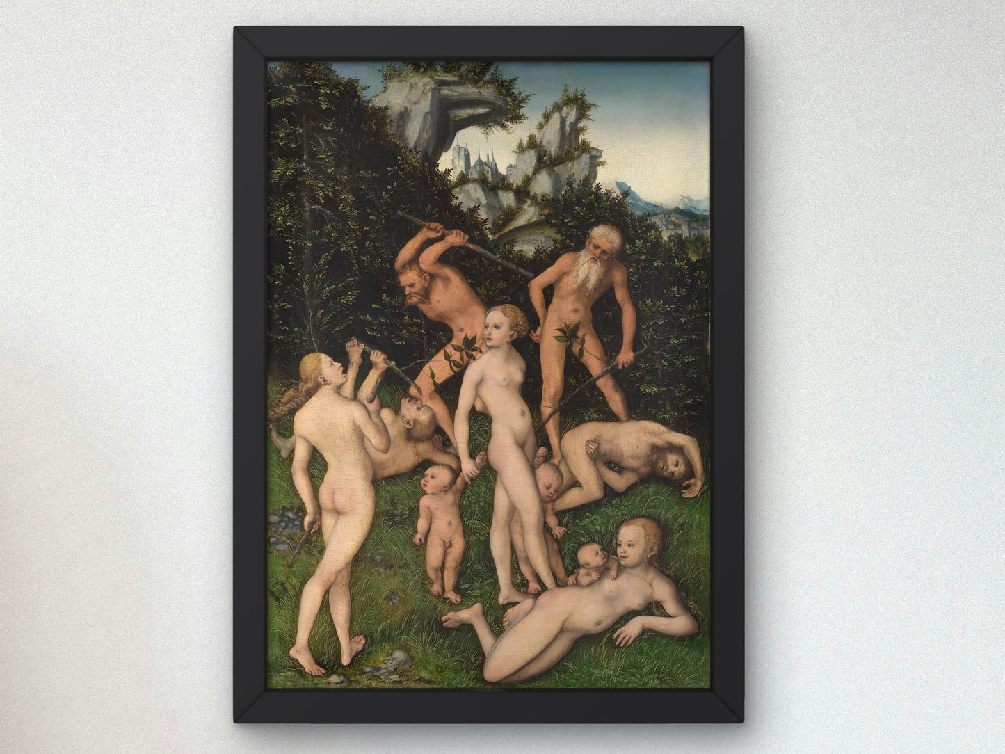 The Close of the Silver Age by Lucas Cranach the Elder, 1530, Renaissance, fine art print