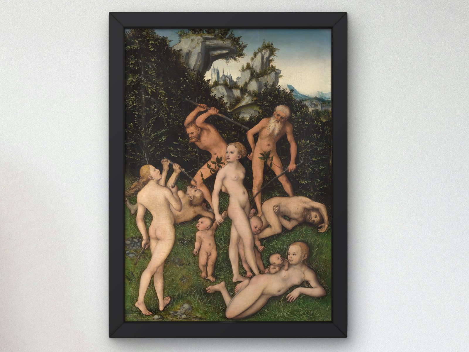 The Close of the Silver Age by Lucas Cranach the Elder, 1530, Renaissance, fine art print