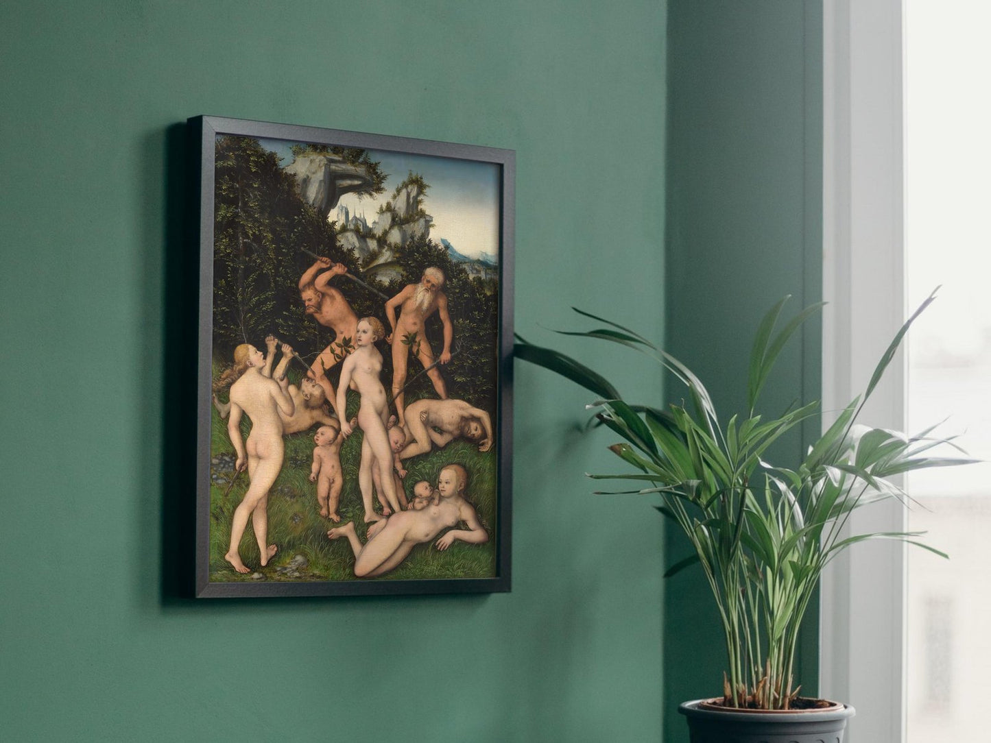 The Close of the Silver Age by Lucas Cranach the Elder, 1530, Renaissance, fine art print