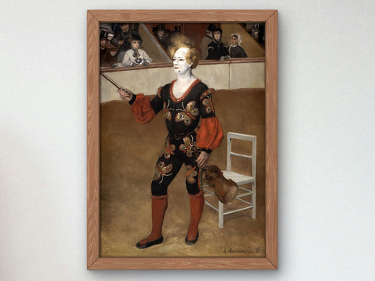 The Clown by Auguste Renoir, 1868, Impressionism, fine art print