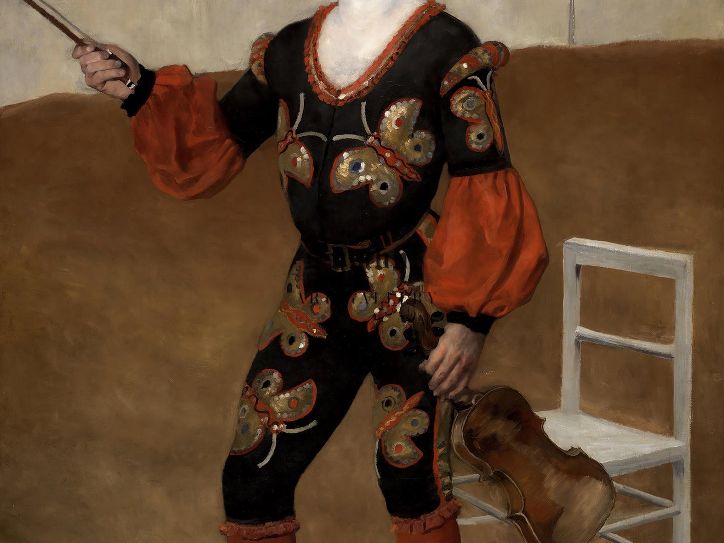 The Clown by Auguste Renoir, 1868, Impressionism, fine art print