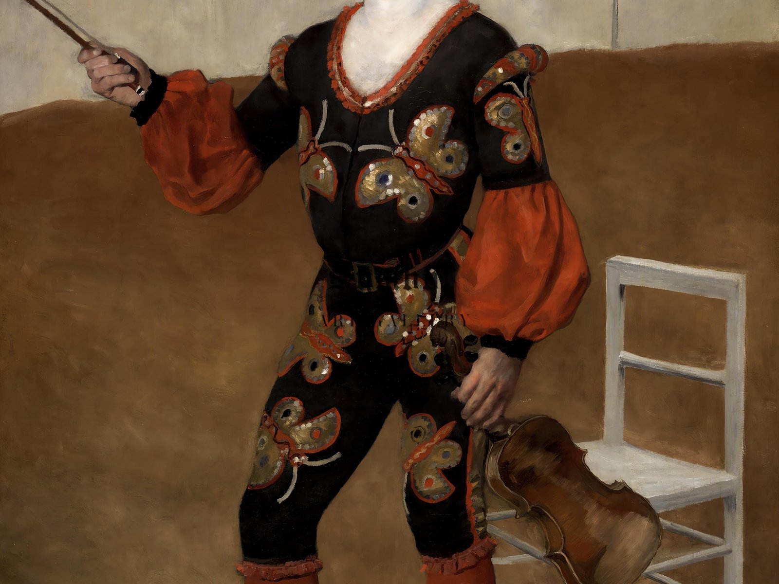 The Clown by Auguste Renoir, 1868, Impressionism, fine art print