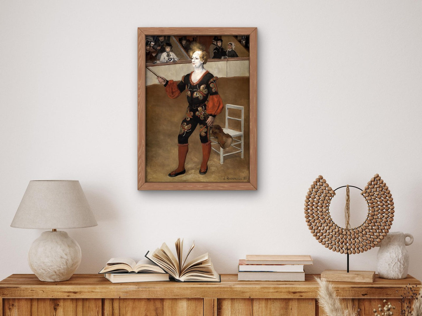 The Clown by Auguste Renoir, 1868, Impressionism, fine art print