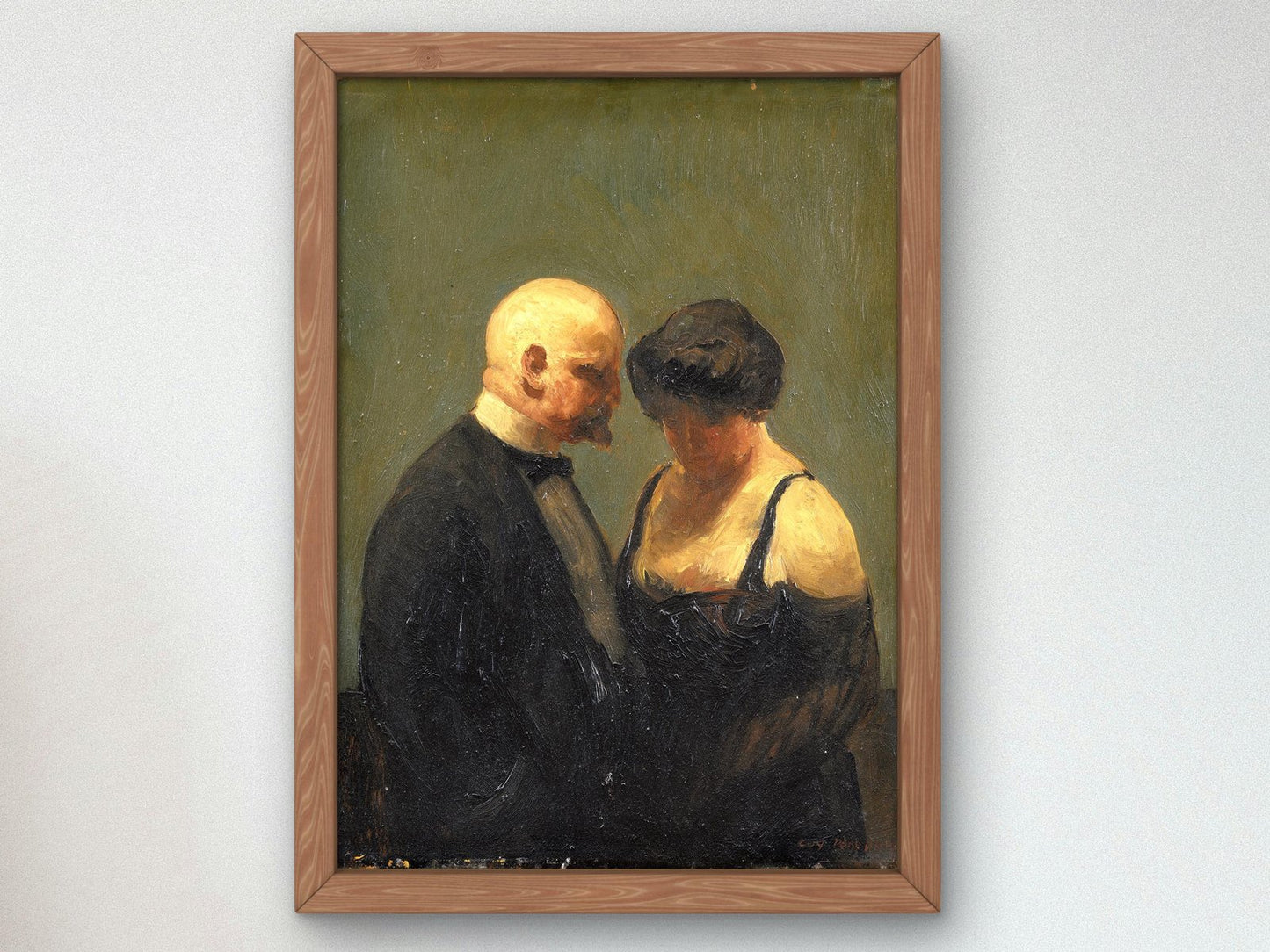The Confidence Man by Guy Pène du Bois, 1919, Art Deco and American Modernism, fine art print